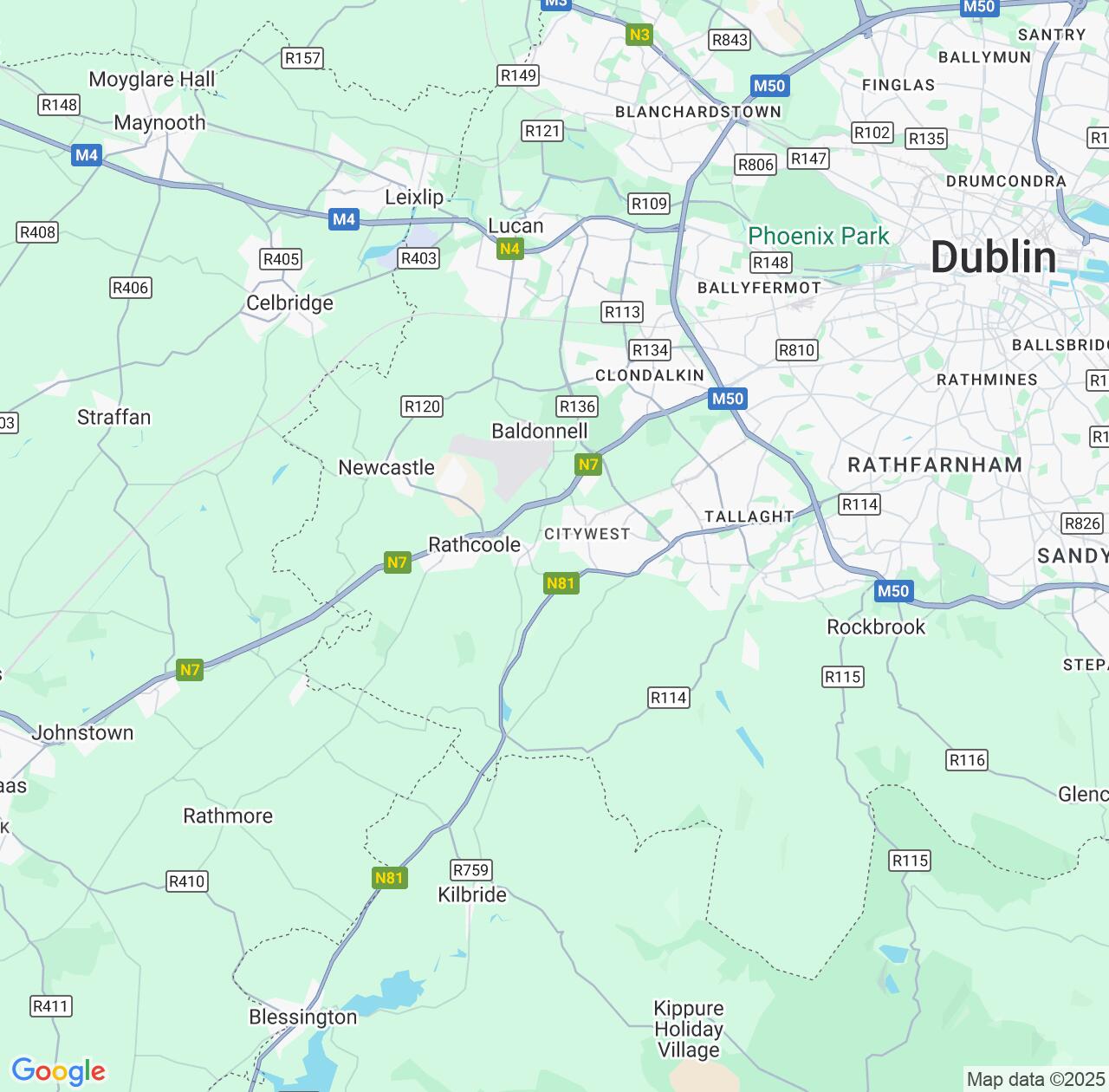 Map image for Intellectual Property Lawyers in South Dublin and Leinster IP firms at coordinates  ; .
