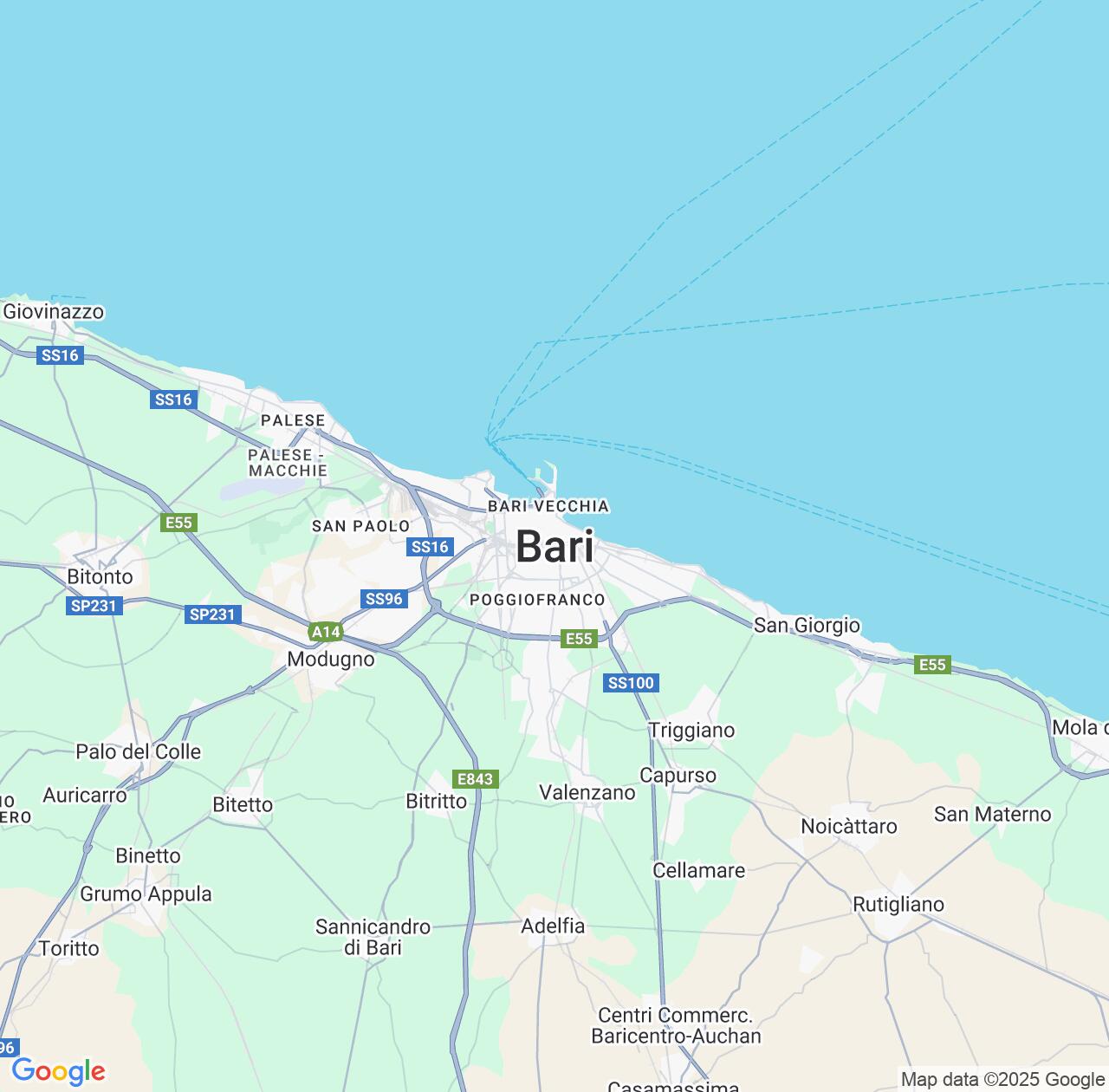 Map image for Intellectual Property Lawyers in Bari and Apulia IP firms at coordinates  ; .