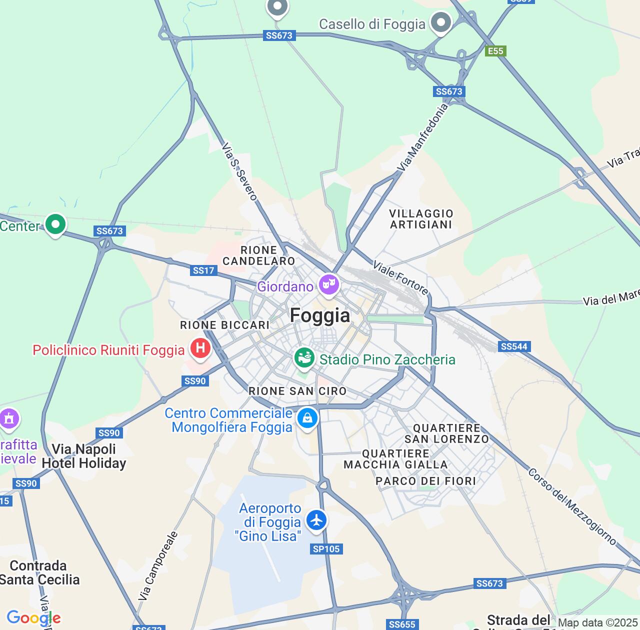 Map image for Intellectual Property Lawyers in Foggia and Apulia IP firms at coordinates  ; .