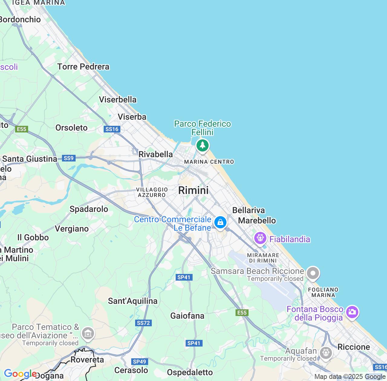 Map image for Intellectual Property Lawyers in Rimini and Emilia-Romagna IP firms at coordinates  ; .