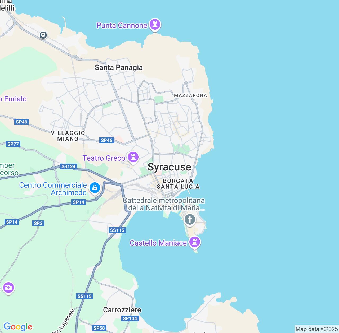 Map image for Intellectual Property Lawyers in Siracusa and Sicily IP firms at coordinates  ; .