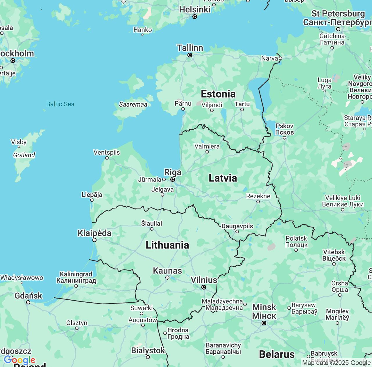 Map image for Intellectual Property Lawyers in Latvia and Europe IP firms at coordinates  ; .