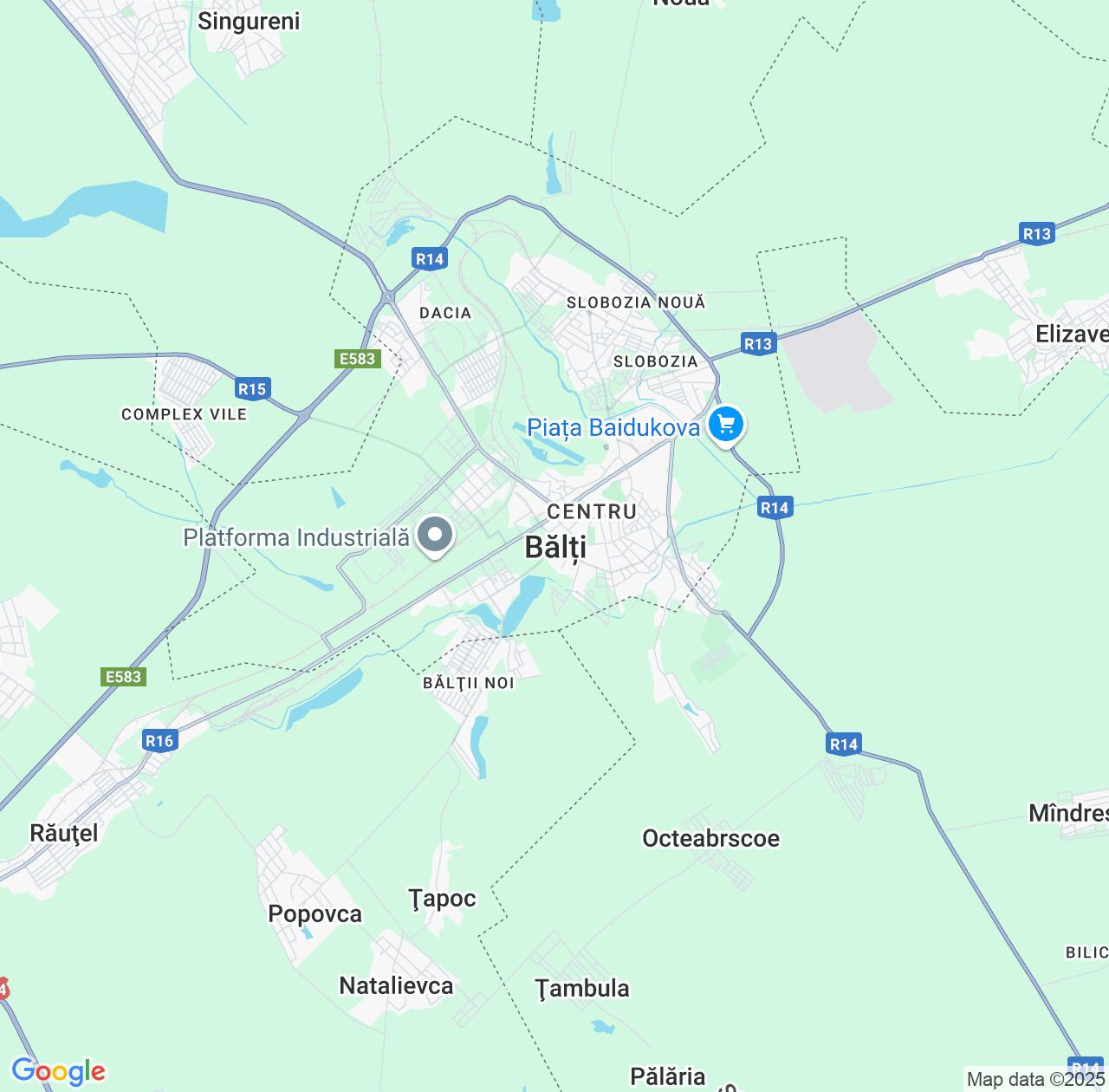 Map image for Intellectual Property Lawyers in Bălţi and Moldova IP firms at coordinates  ; .