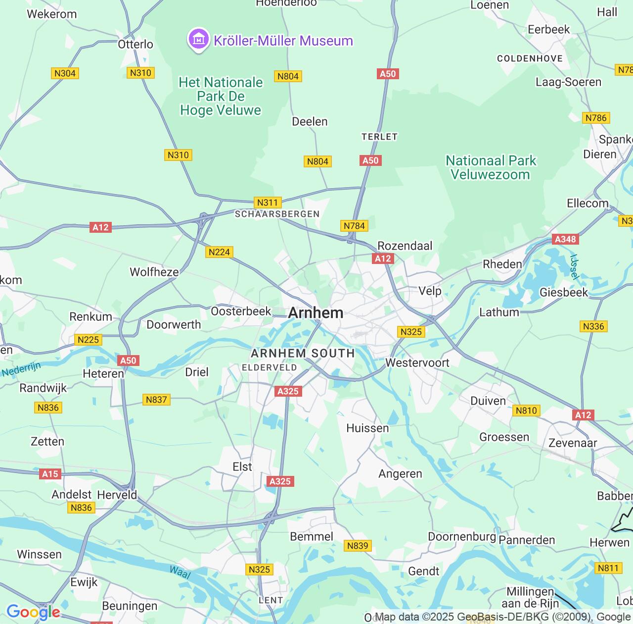Map image for Intellectual Property Lawyers in Arnhem and Gelderland IP firms at coordinates  ; .