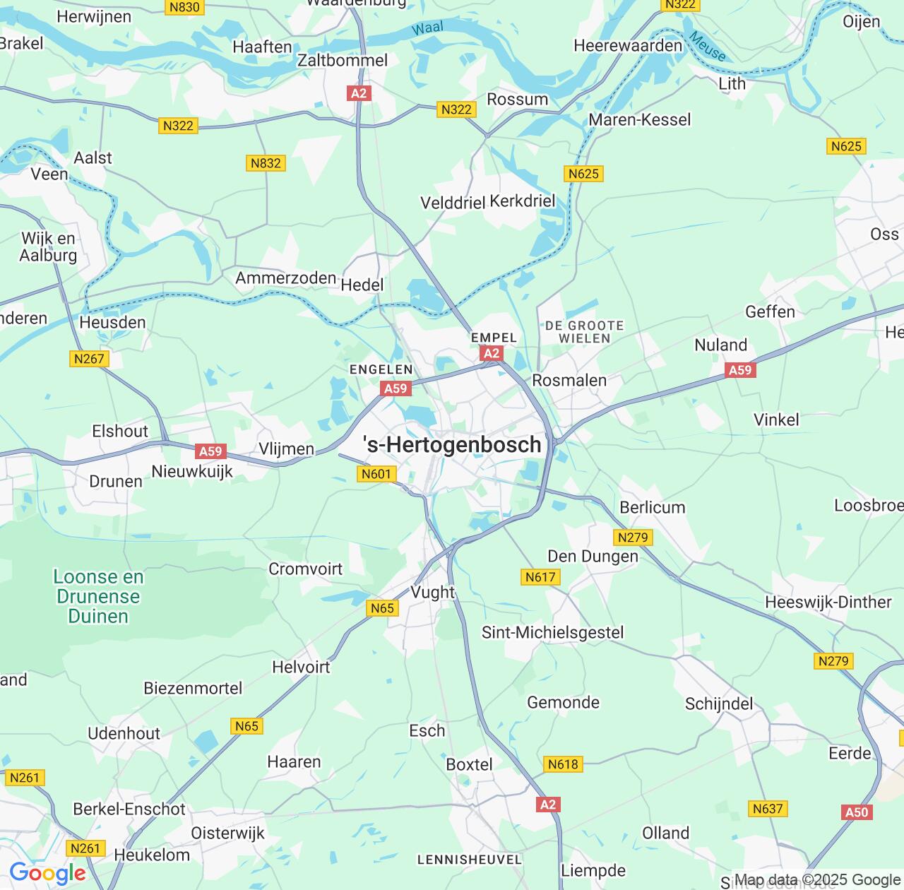 Map image for Intellectual Property Lawyers in s-Hertogenbosch and North Brabant IP firms at coordinates  ; .