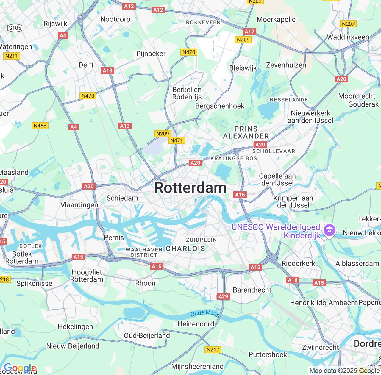 Map image for Intellectual Property Lawyers in Rotterdam and South Holland IP firms at coordinates  ; .