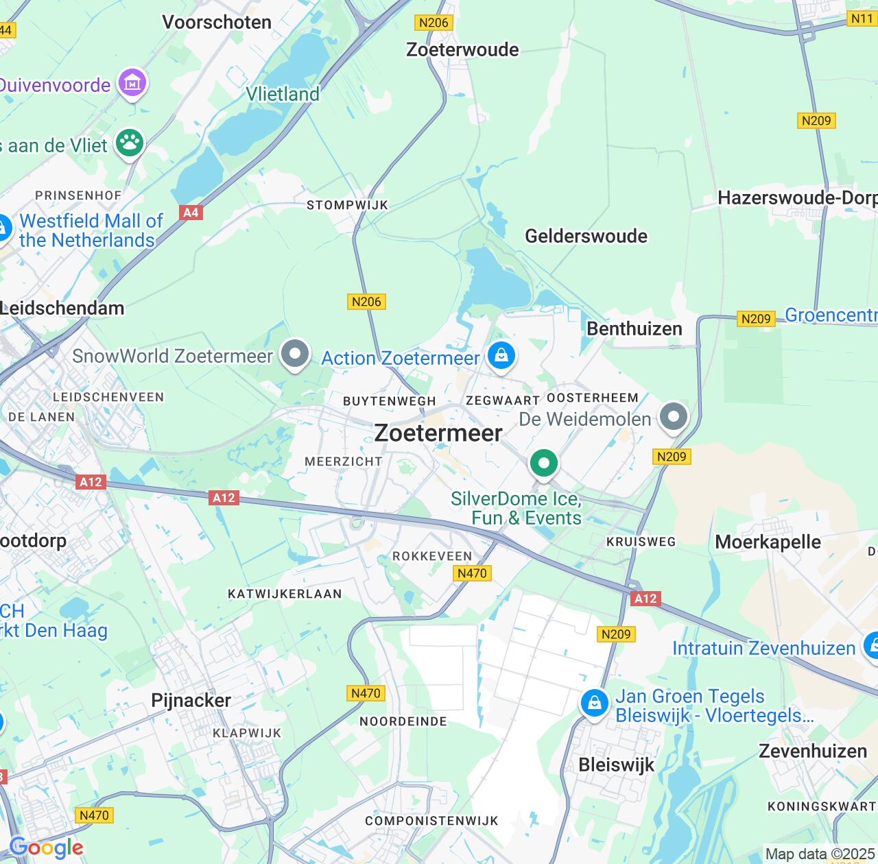 Map image for Intellectual Property Lawyers in Zoetermeer and South Holland IP firms at coordinates  ; .