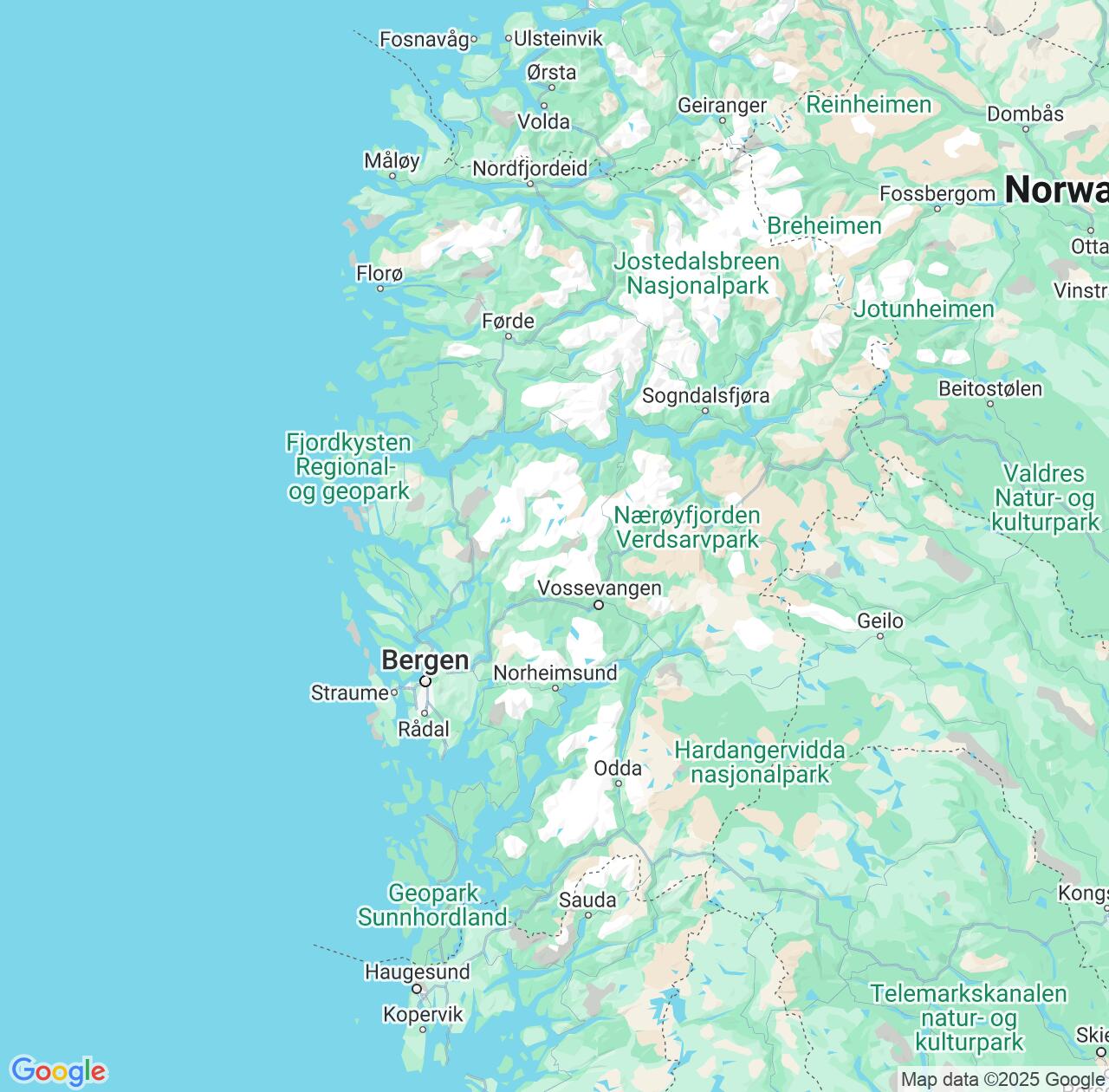 Map image for Intellectual Property Lawyers in Vestland and Norway IP firms at coordinates  ; .