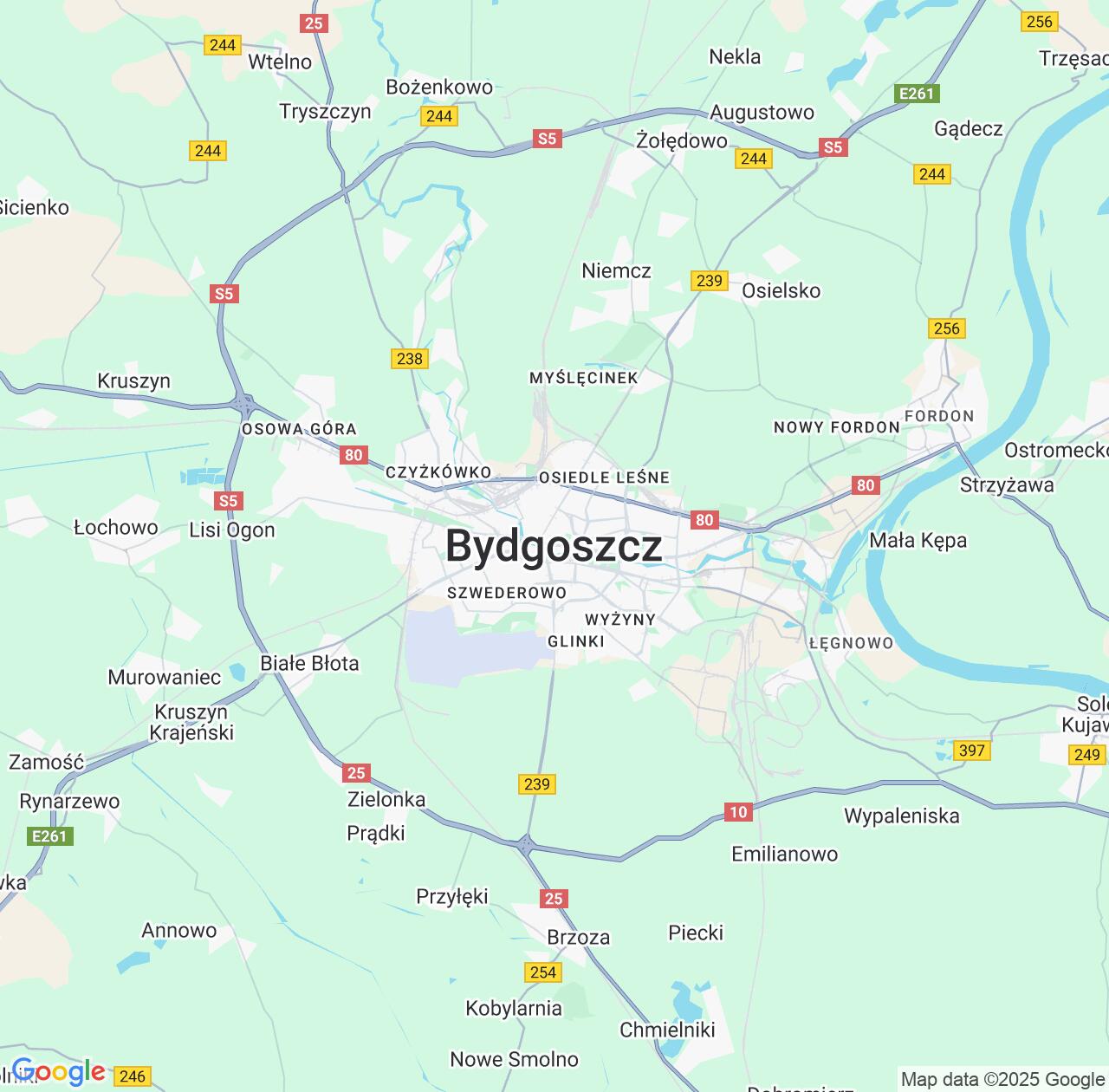 Map image for Intellectual Property Lawyers in Bydgoszcz and Kujawsko-Pomorskie IP firms at coordinates  ; .