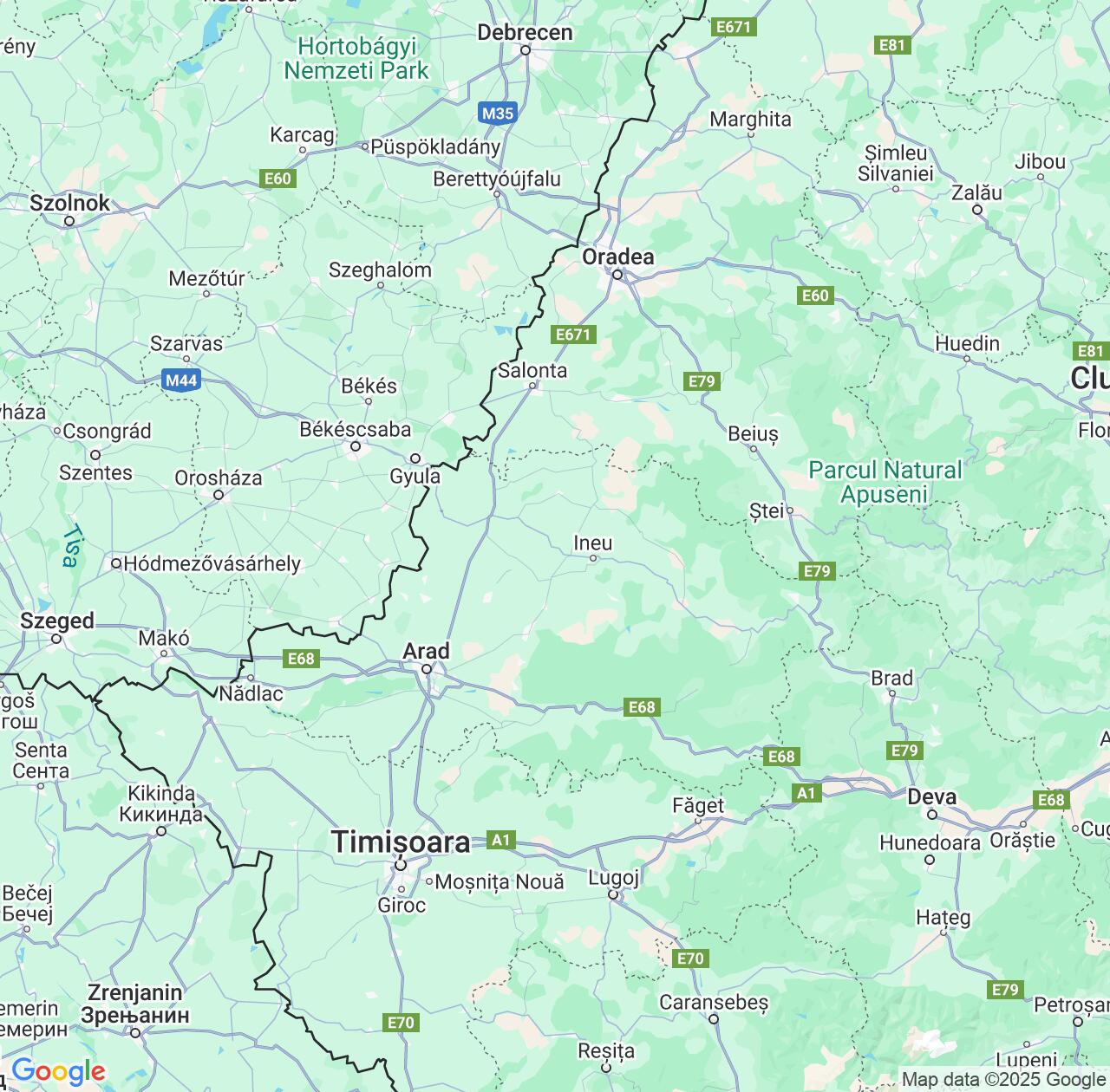 Map image for Intellectual Property Lawyers in Arad County and Romania IP firms at coordinates  ; .