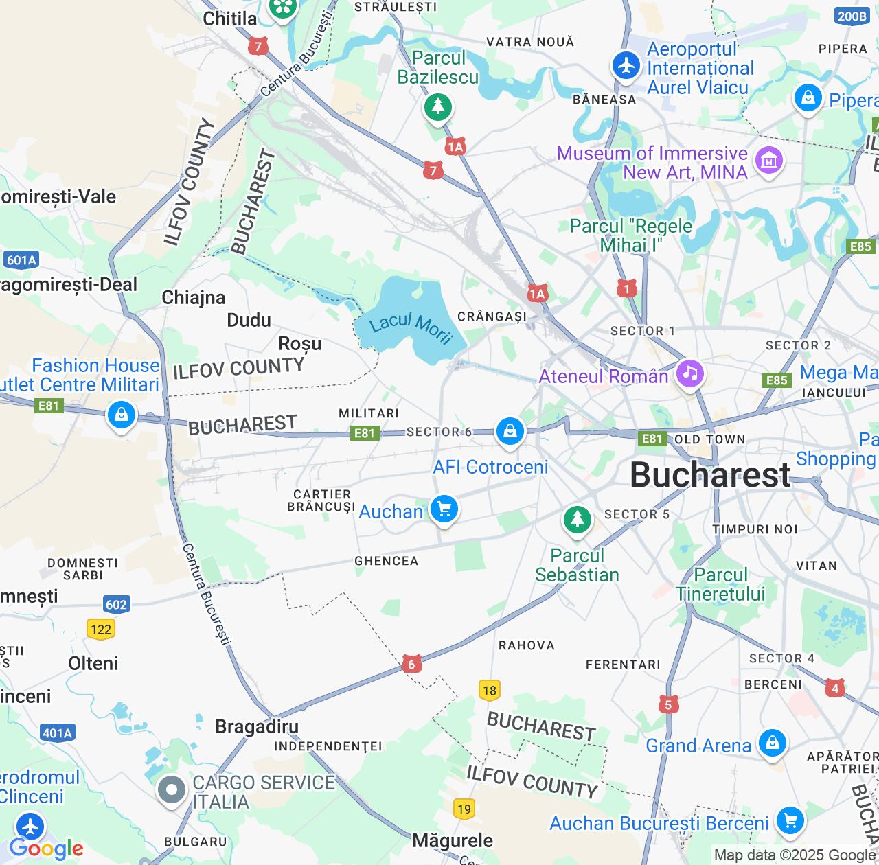 Map image for Intellectual Property Lawyers in Sector 6 and București IP firms at coordinates  ; .