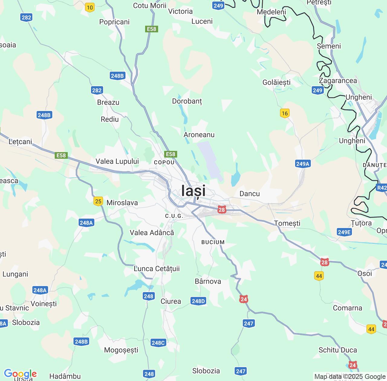 Map image for Intellectual Property Lawyers in Iasi and Iași County IP firms at coordinates  ; .