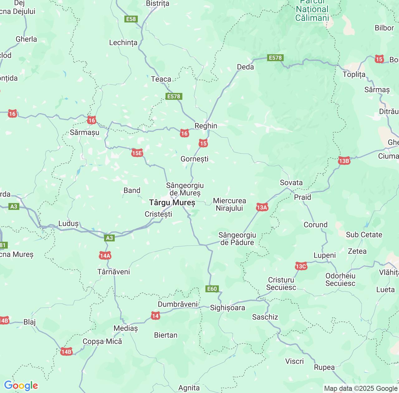 Map image for Intellectual Property Lawyers in MureÈ™ County and Romania IP firms at coordinates  ; .