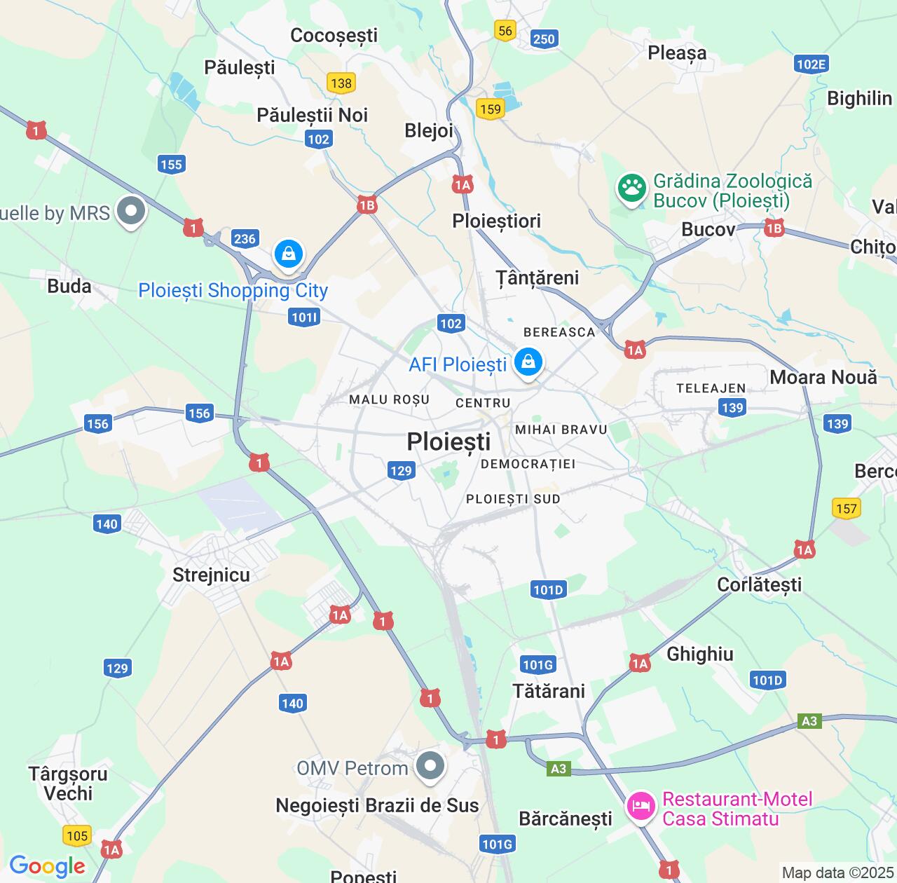 Map image for Intellectual Property Lawyers in Ploiesti and Prahova IP firms at coordinates  ; .