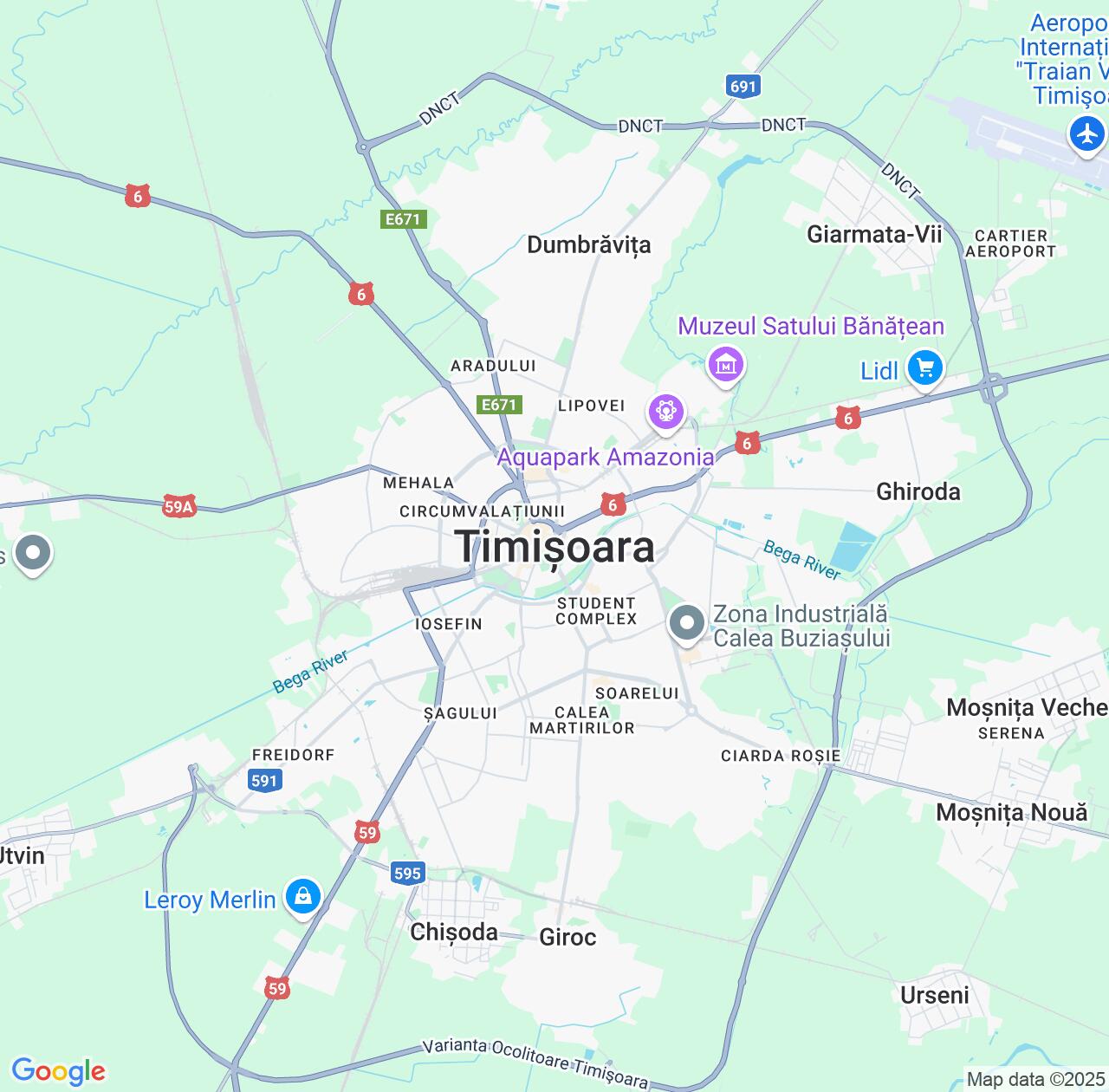 Map image for Intellectual Property Lawyers in Timisoara and Timiș County IP firms at coordinates  ; .