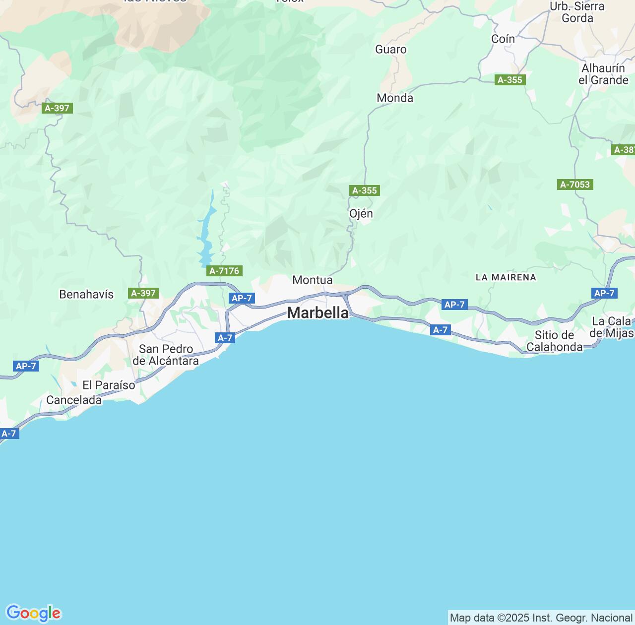 Map image for Intellectual Property Lawyers in Marbella and Andalusia IP firms at coordinates  ; .