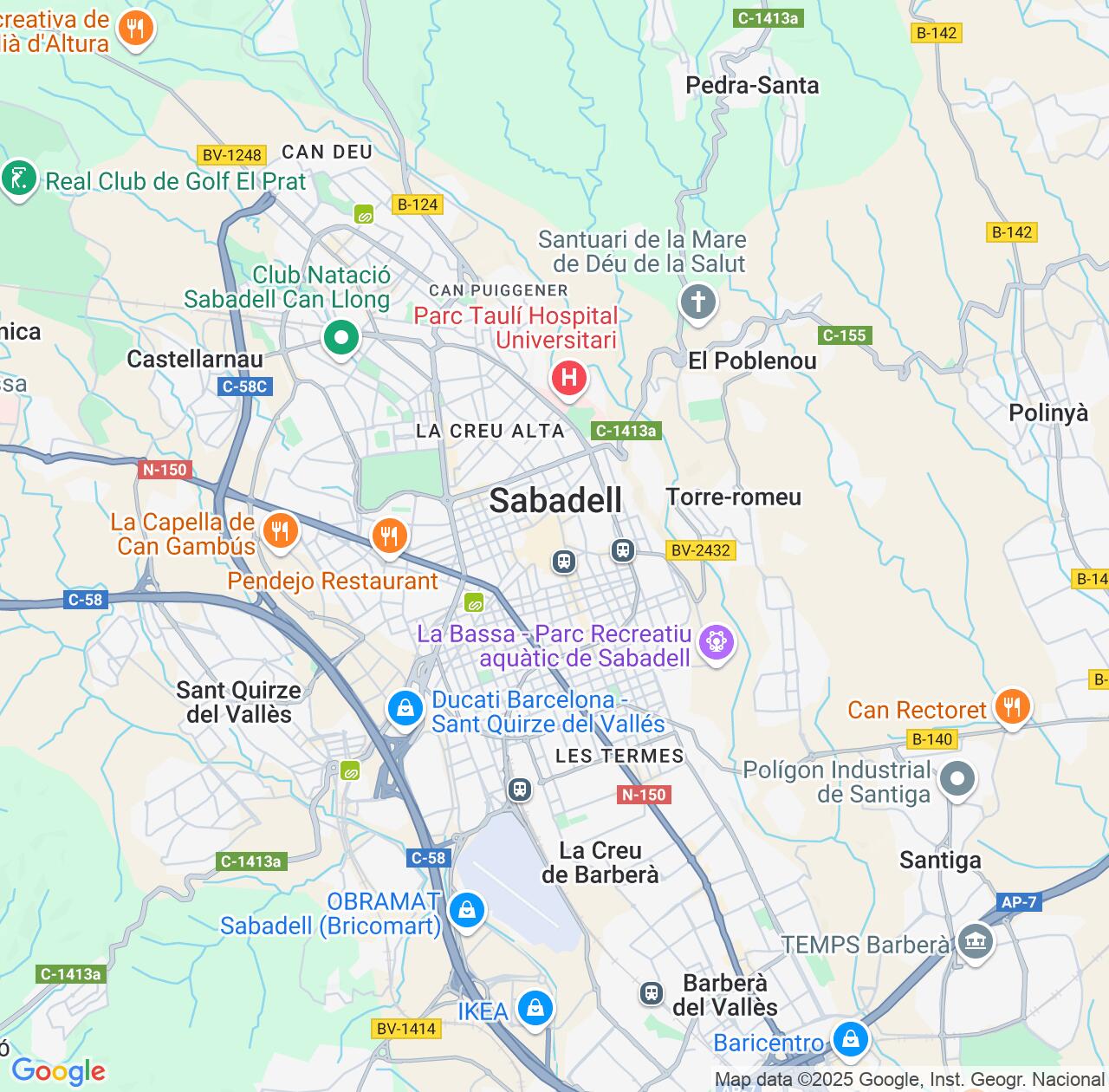 Map image for Intellectual Property Lawyers in Sabadell and Catalonia IP firms at coordinates  ; .