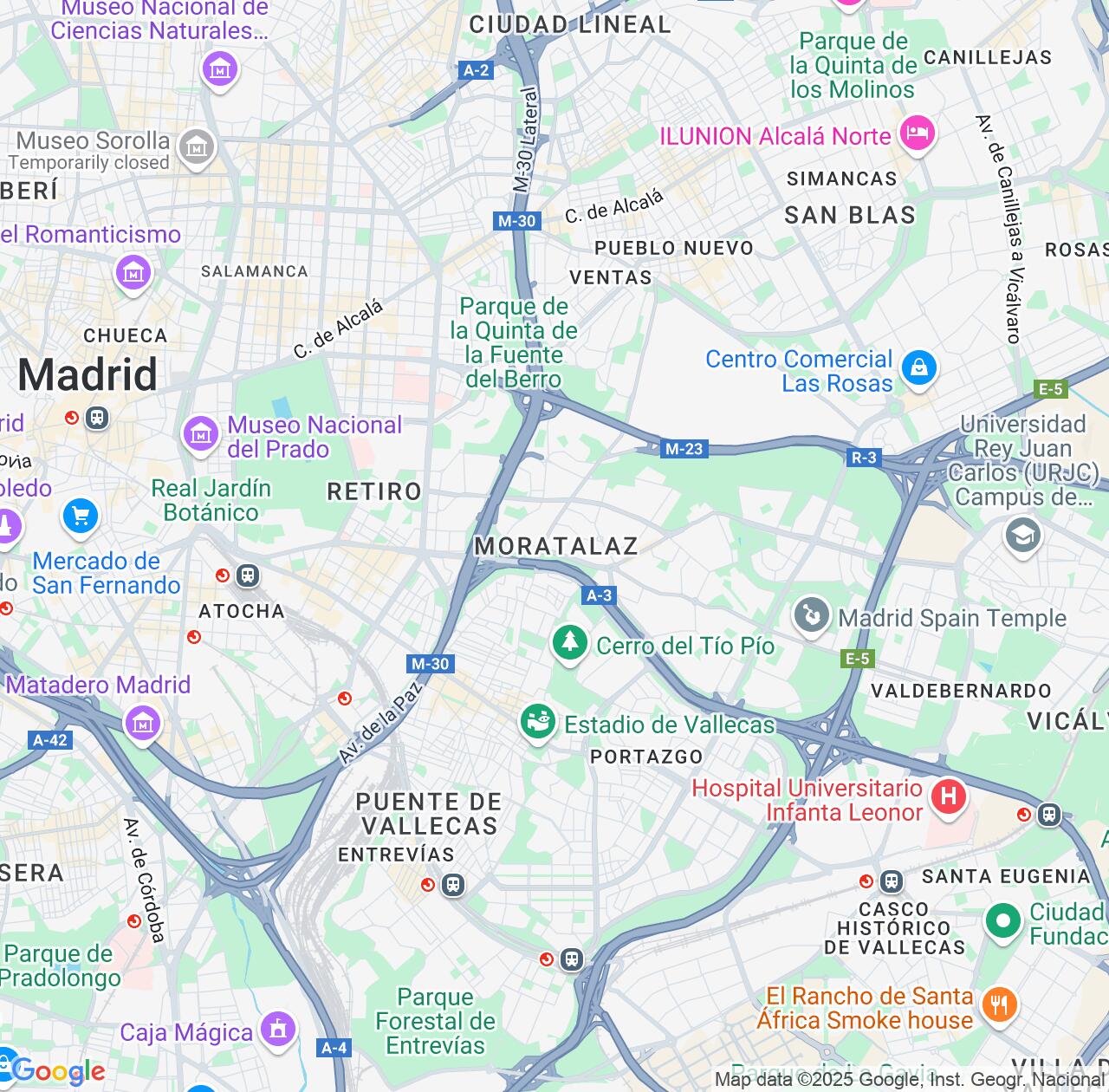 Map image for Intellectual Property Lawyers in Moratalaz and Madrid IP firms at coordinates  ; .
