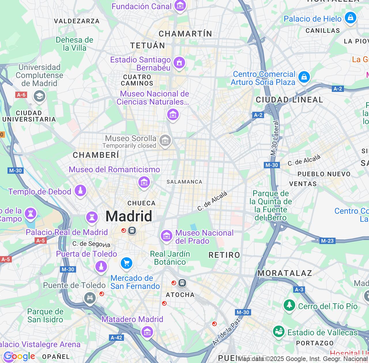 Map image for Intellectual Property Lawyers in Salamanca and Madrid IP firms at coordinates  ; .