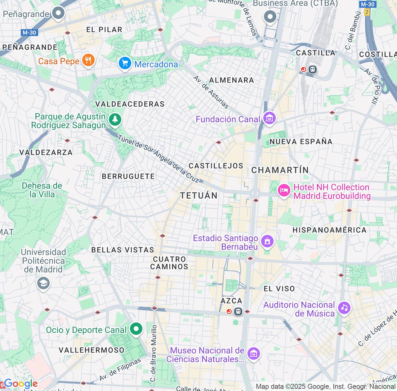 Map image for Intellectual Property Lawyers in Tetuan de las Victorias and Madrid IP firms at coordinates  ; .