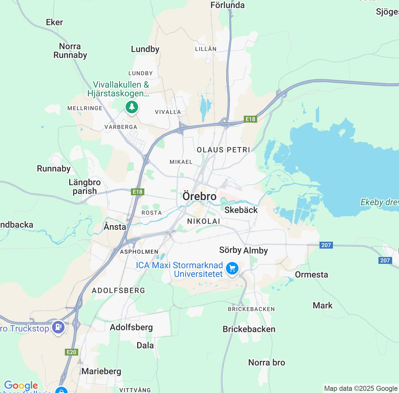 Map image for Intellectual Property Lawyers in Örebro and Sweden IP firms at coordinates  ; .