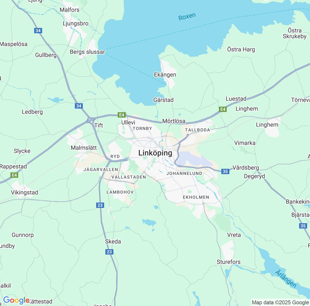 Map image for Intellectual Property Lawyers in Linkoeping and Östergötland IP firms at coordinates  ; .