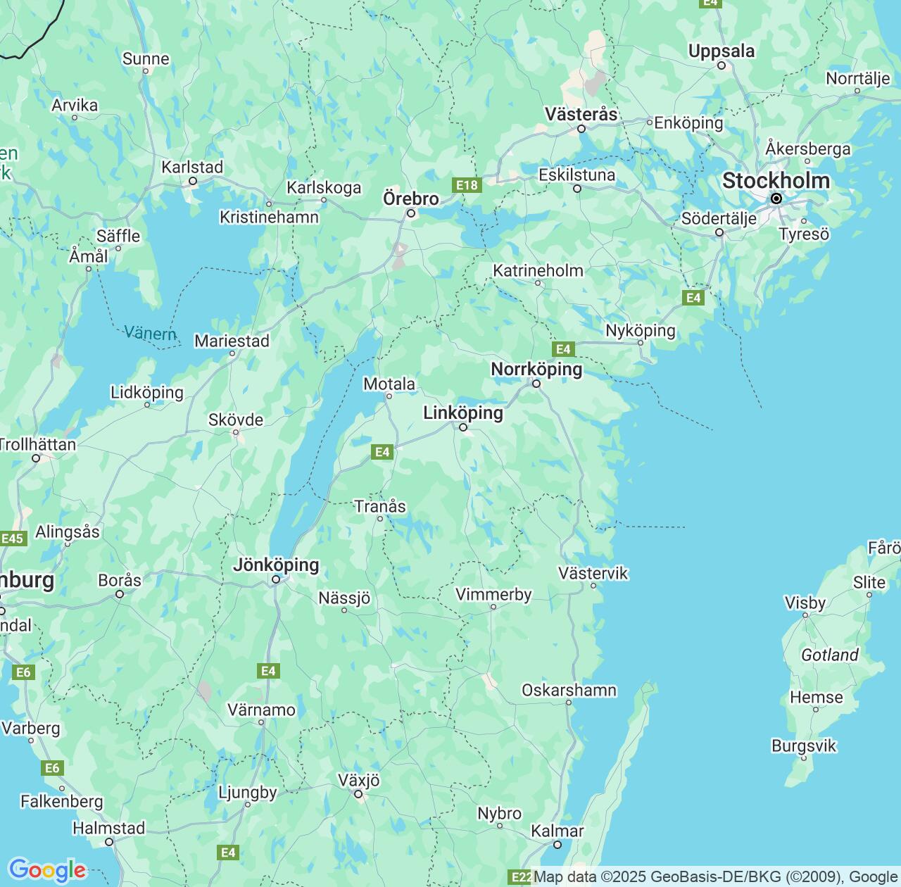 Map image for Intellectual Property Lawyers in Östergötland and Sweden IP firms at coordinates  ; .
