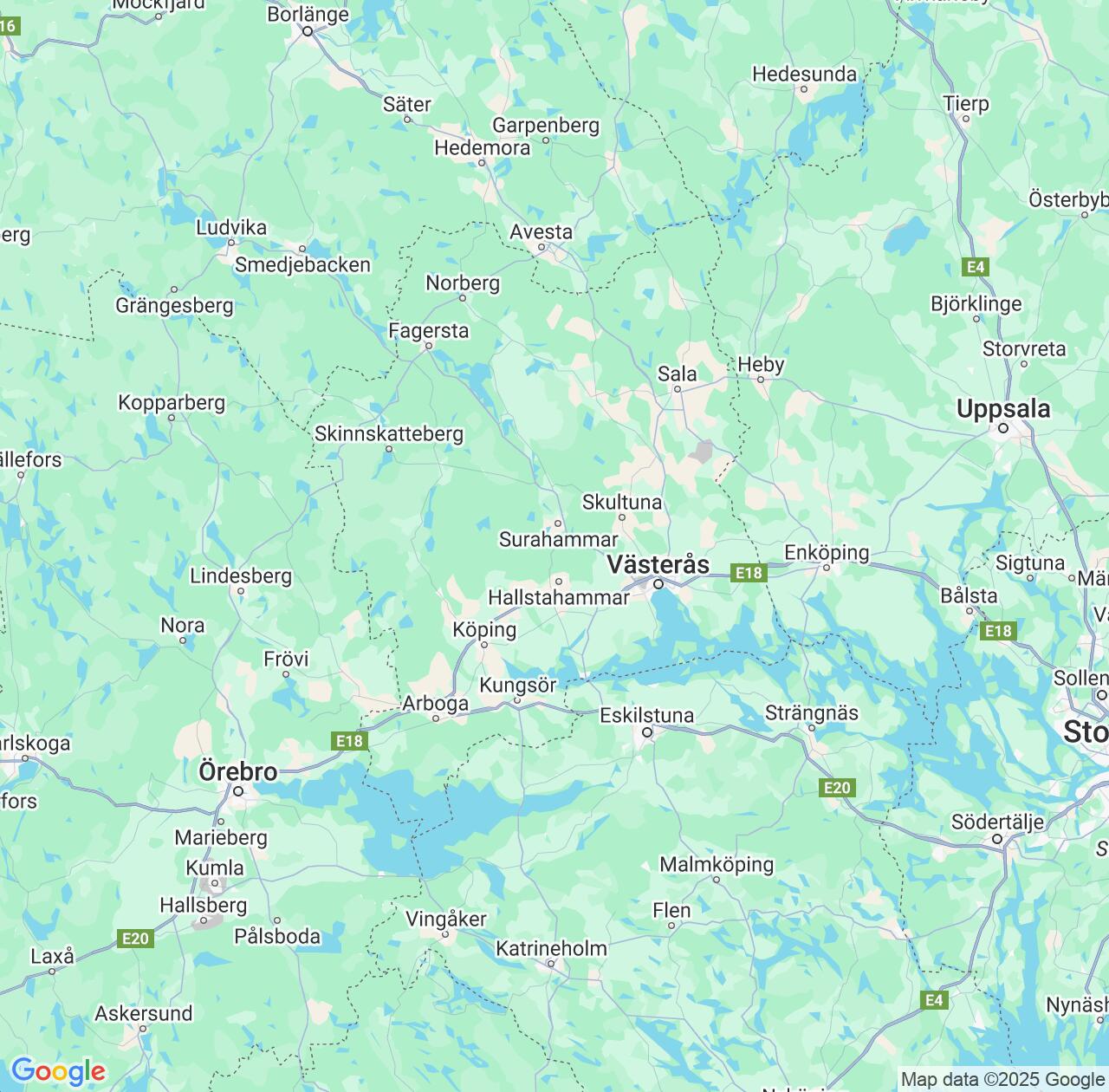 Map image for Intellectual Property Lawyers in Västmanland and Sweden IP firms at coordinates  ; .