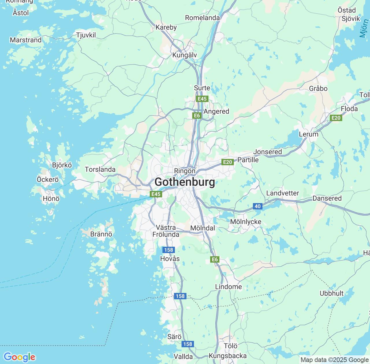 Map image for Intellectual Property Lawyers in Goeteborg and Västra Götaland IP firms at coordinates  ; .
