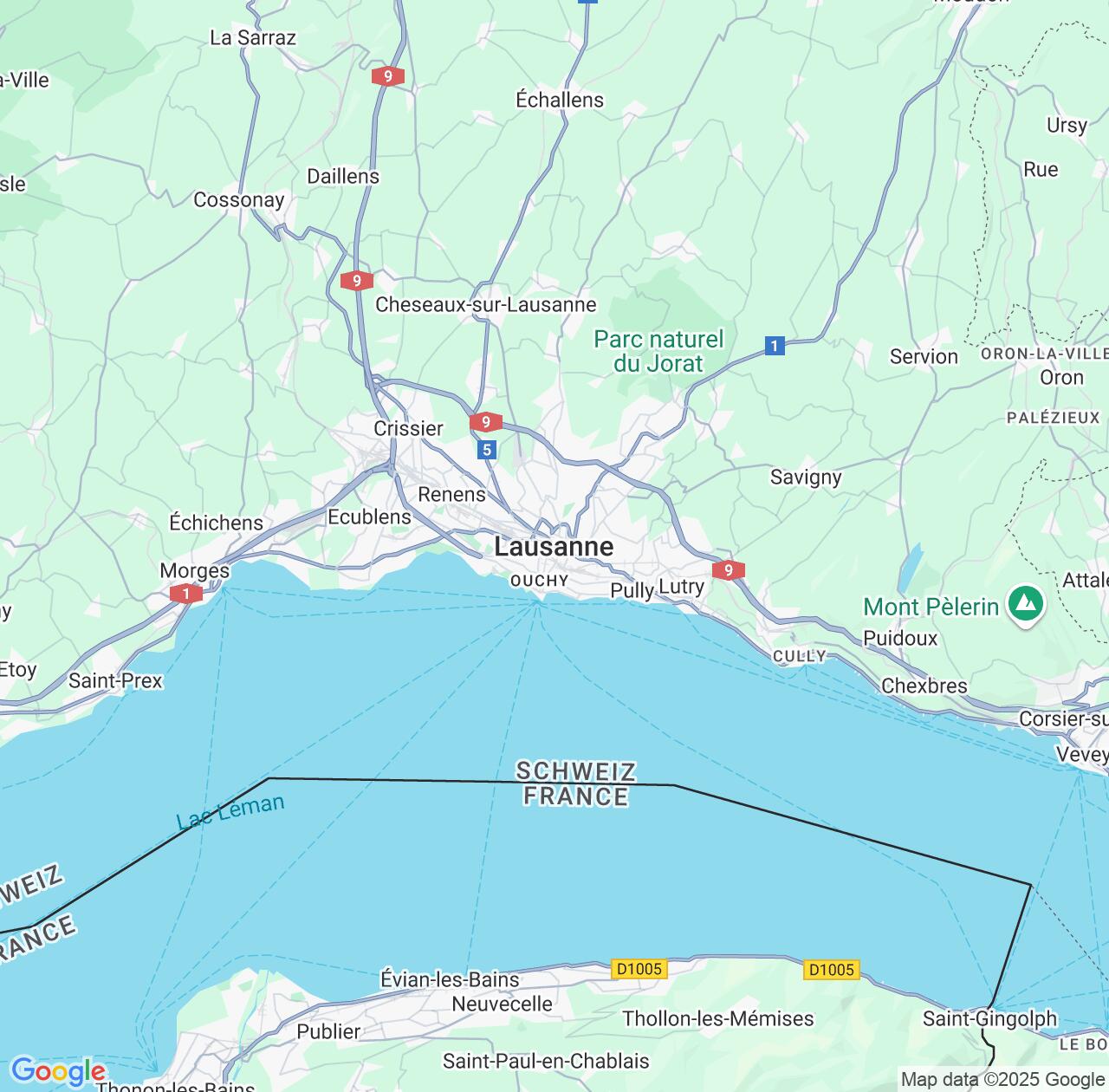 Map image for Intellectual Property Lawyers in Lausanne and Vaud IP firms at coordinates  ; .