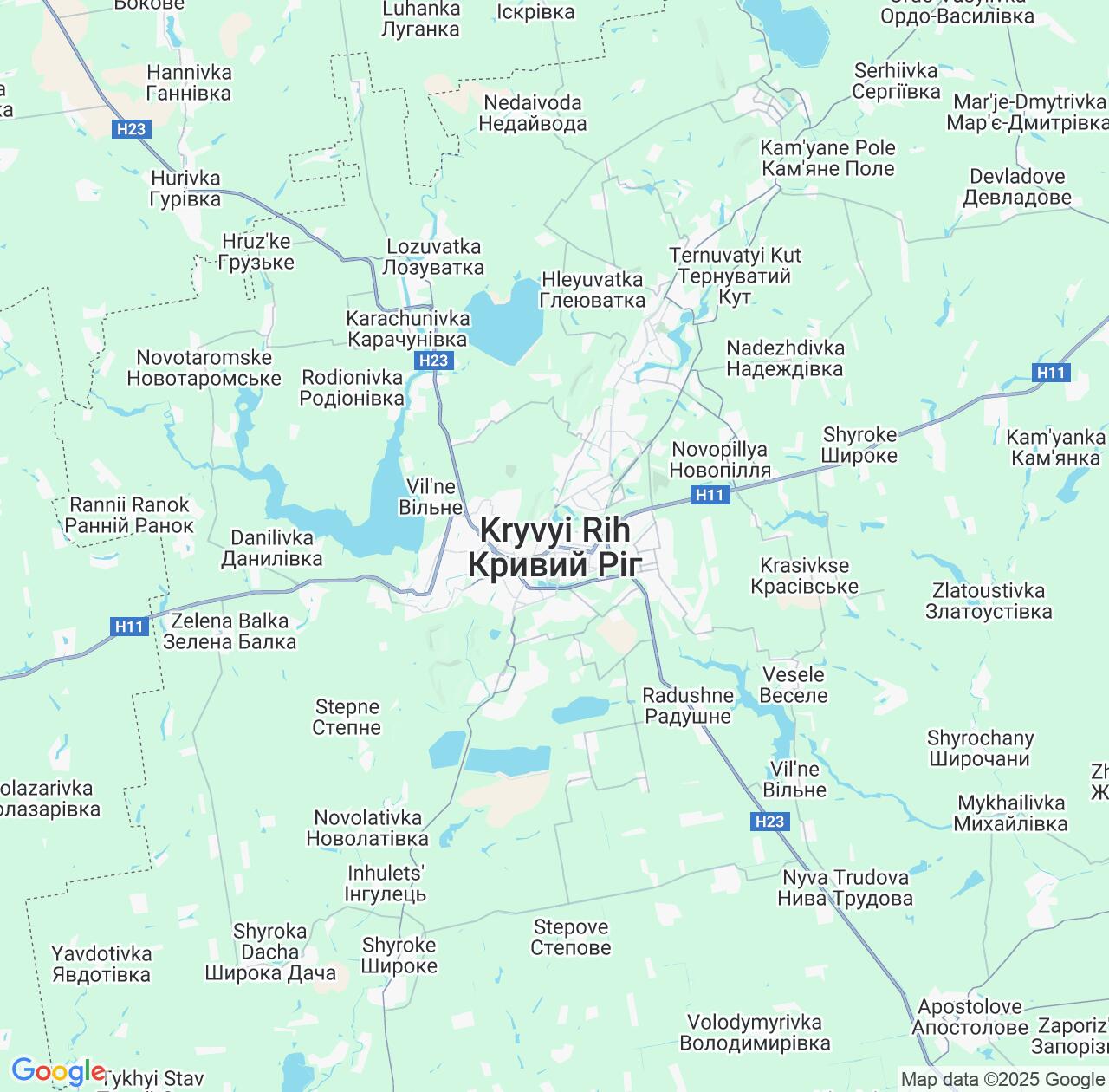 Map image for Intellectual Property Lawyers in Kryvyy Rih and Dnipropetrovsk IP firms at coordinates  ; .