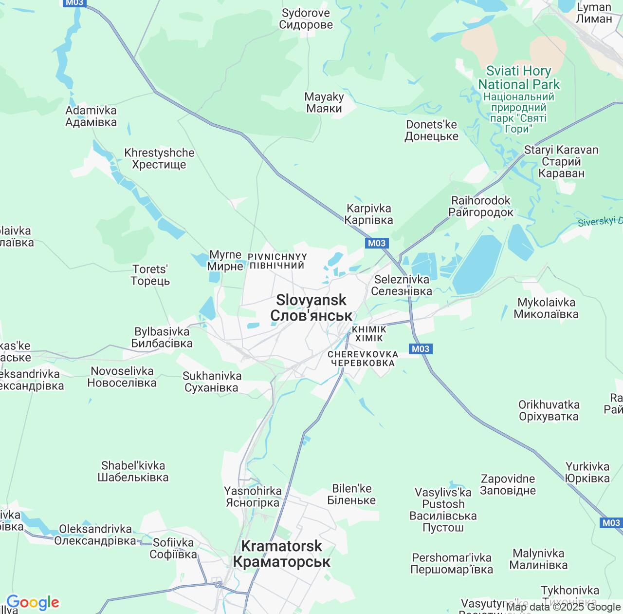 Map image for Intellectual Property Lawyers in Sloviansk and Donetsk IP firms at coordinates  ; .
