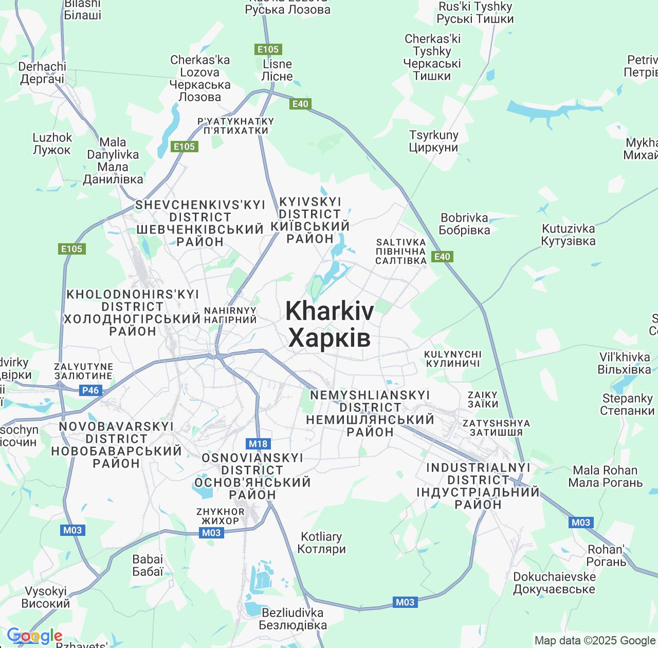 Map image for Intellectual Property Lawyers in Kharkiv and Kharkivs’ka Oblast’ IP firms at coordinates  ; .