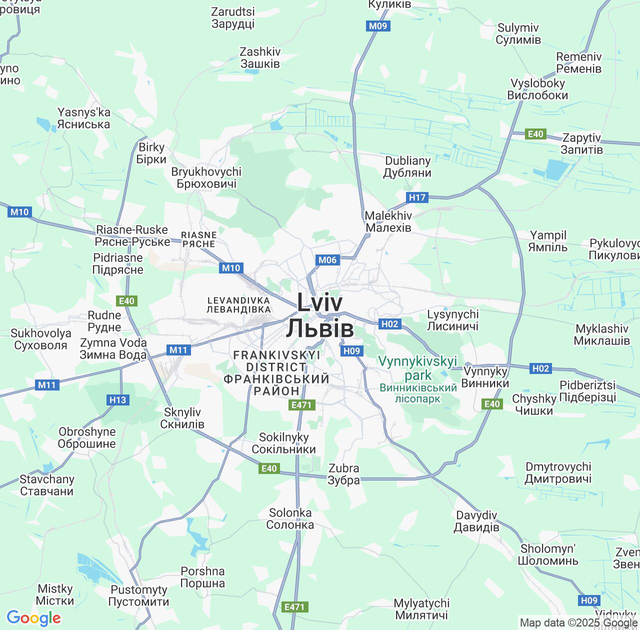 Map image for Intellectual Property Lawyers in Lviv and Ukraine IP firms at coordinates  ; .