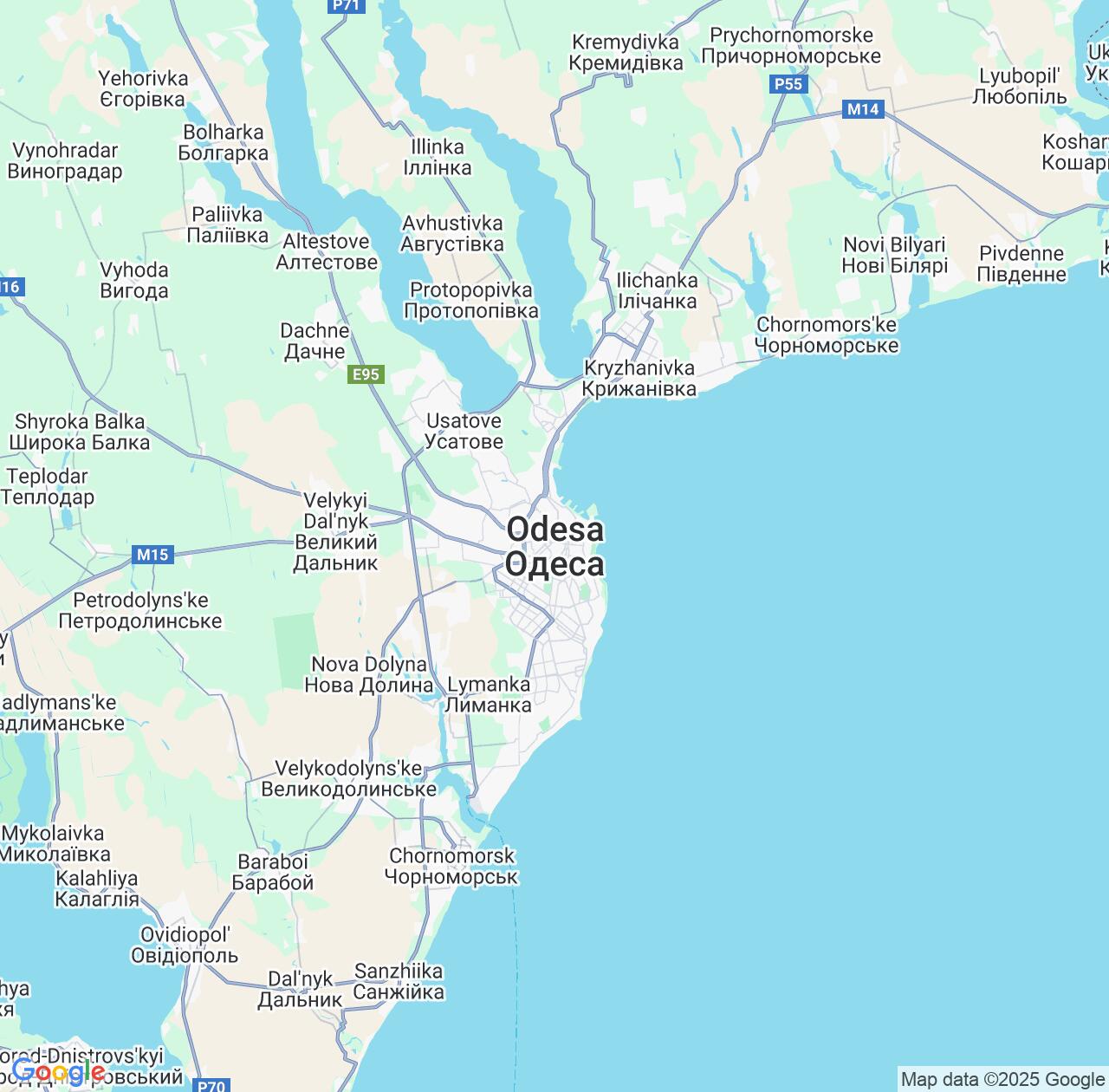 Map image for Intellectual Property Lawyers in Odesa and Odessa IP firms at coordinates  ; .