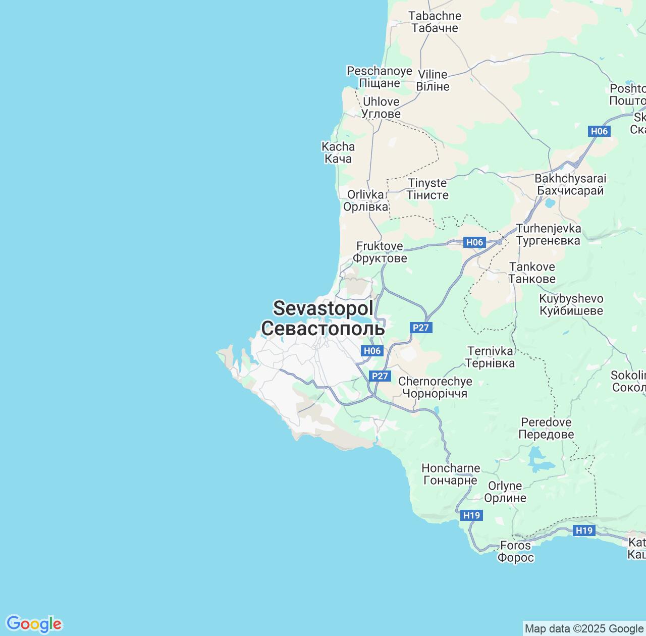 Map image for Intellectual Property Lawyers in Sevastopol City and Ukraine IP firms at coordinates  ; .