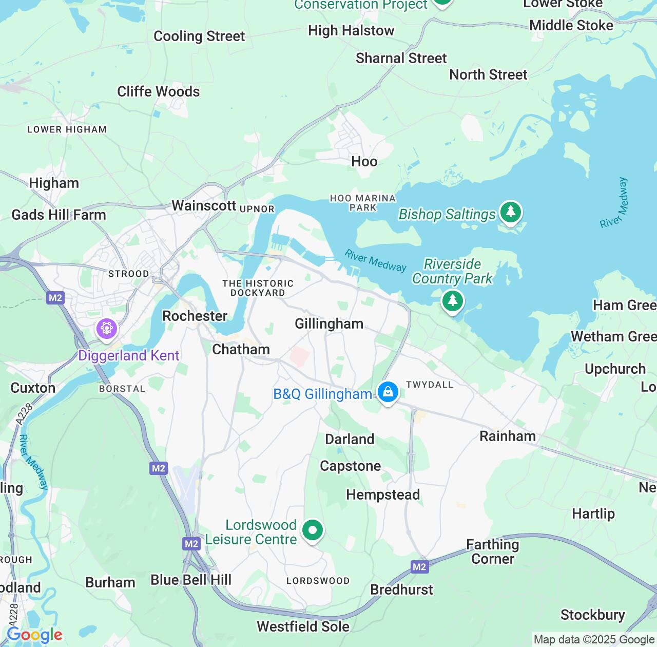 Map image for Intellectual Property Lawyers in Gillingham and England IP firms at coordinates  ; .