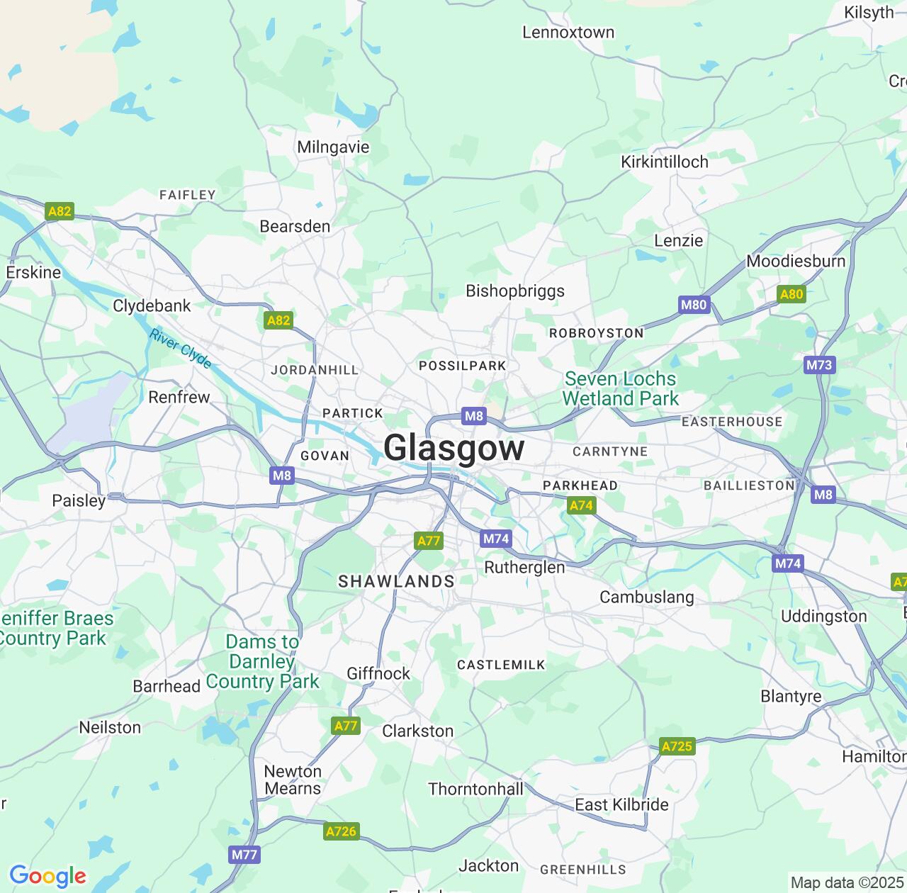 Map image for Intellectual Property Lawyers in Glasgow and Scotland IP firms at coordinates  ; .