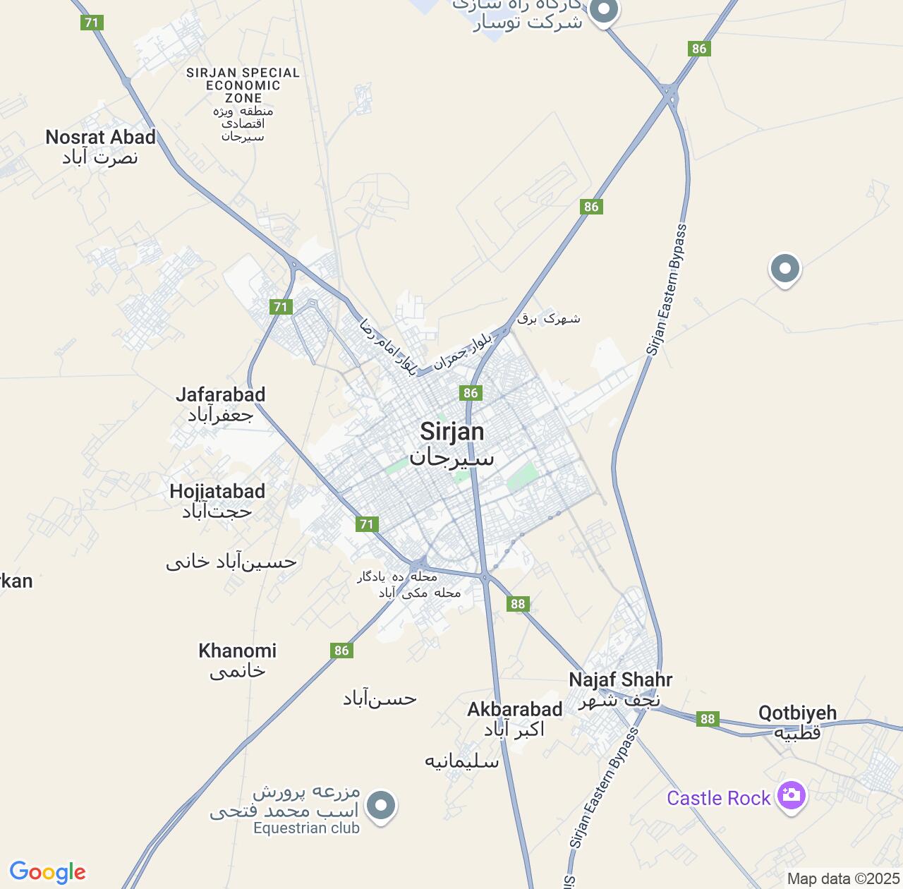 Map image for Intellectual Property Lawyers in Sirjan and Kerman IP firms at coordinates  ; .