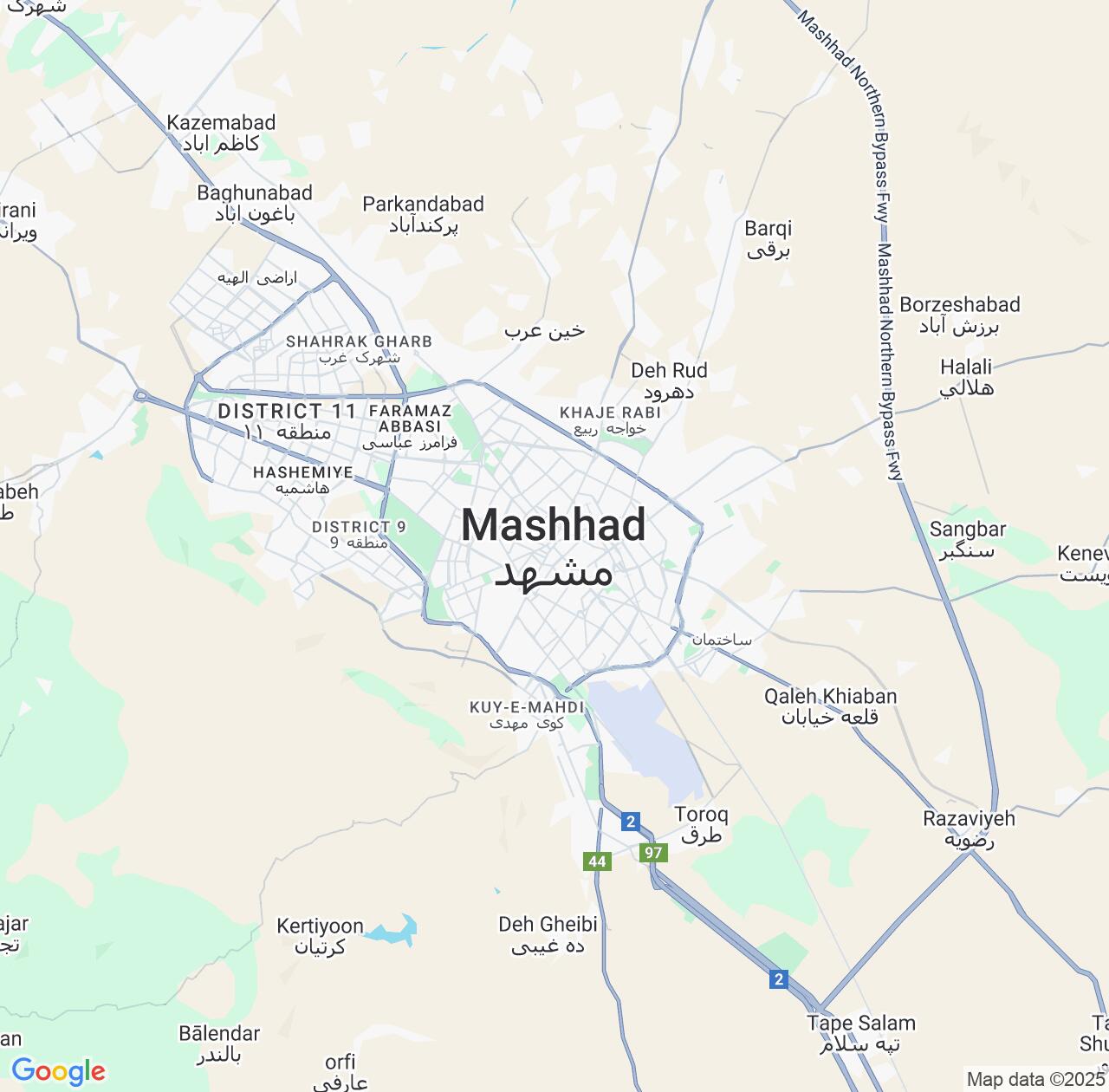 Map image for Intellectual Property Lawyers in Mashhad and Razavi Khorasan IP firms at coordinates  ; .