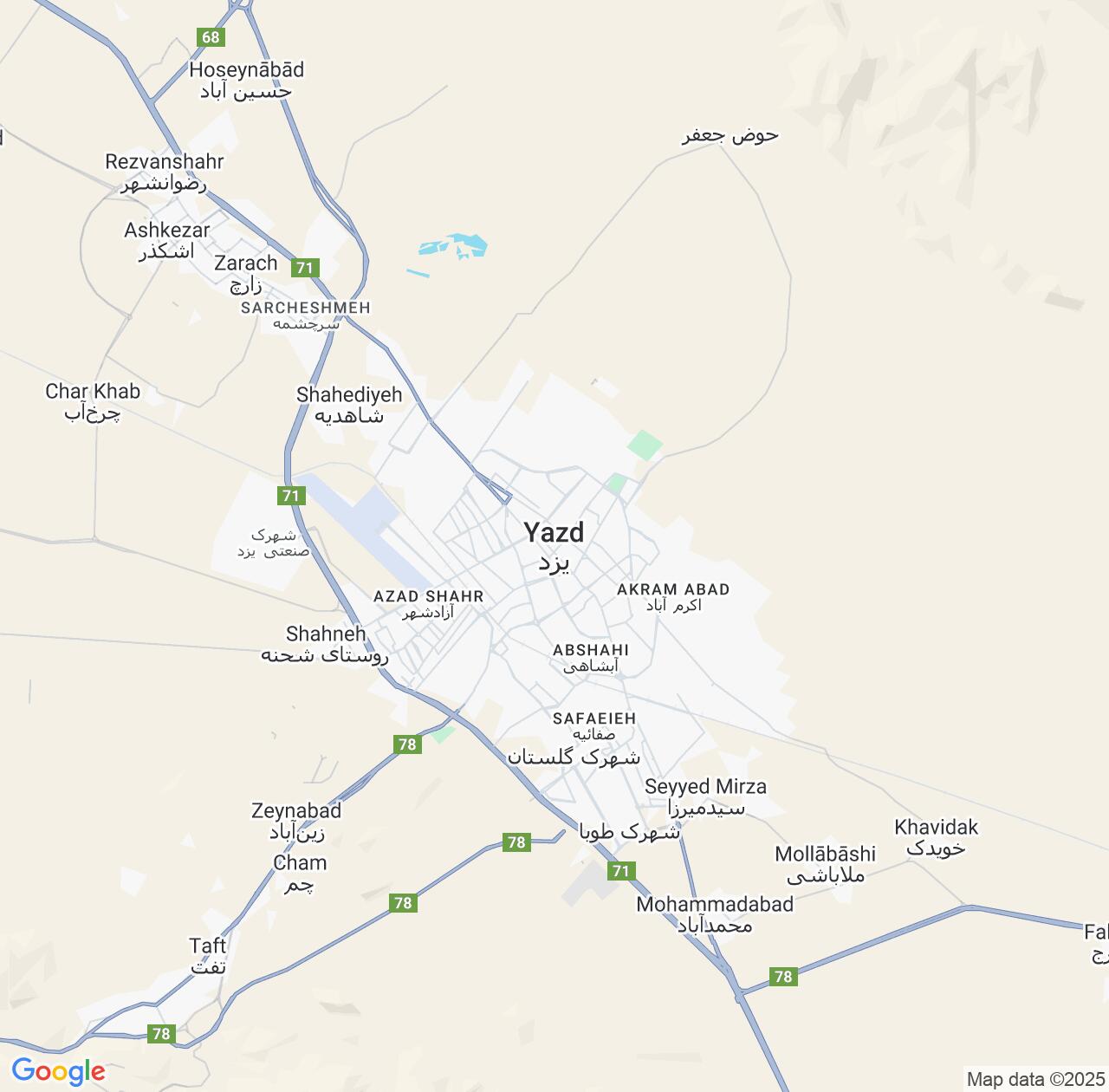 Map image for Intellectual Property Lawyers in Yazd and Yazd Province IP firms at coordinates  ; .