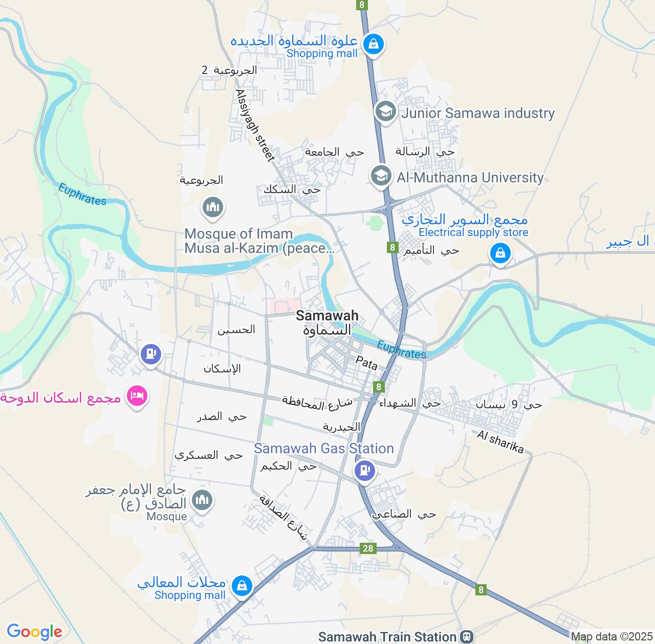 Map image for Intellectual Property Lawyers in As Samawah and Al Muthanna Governorate IP firms at coordinates  ; .