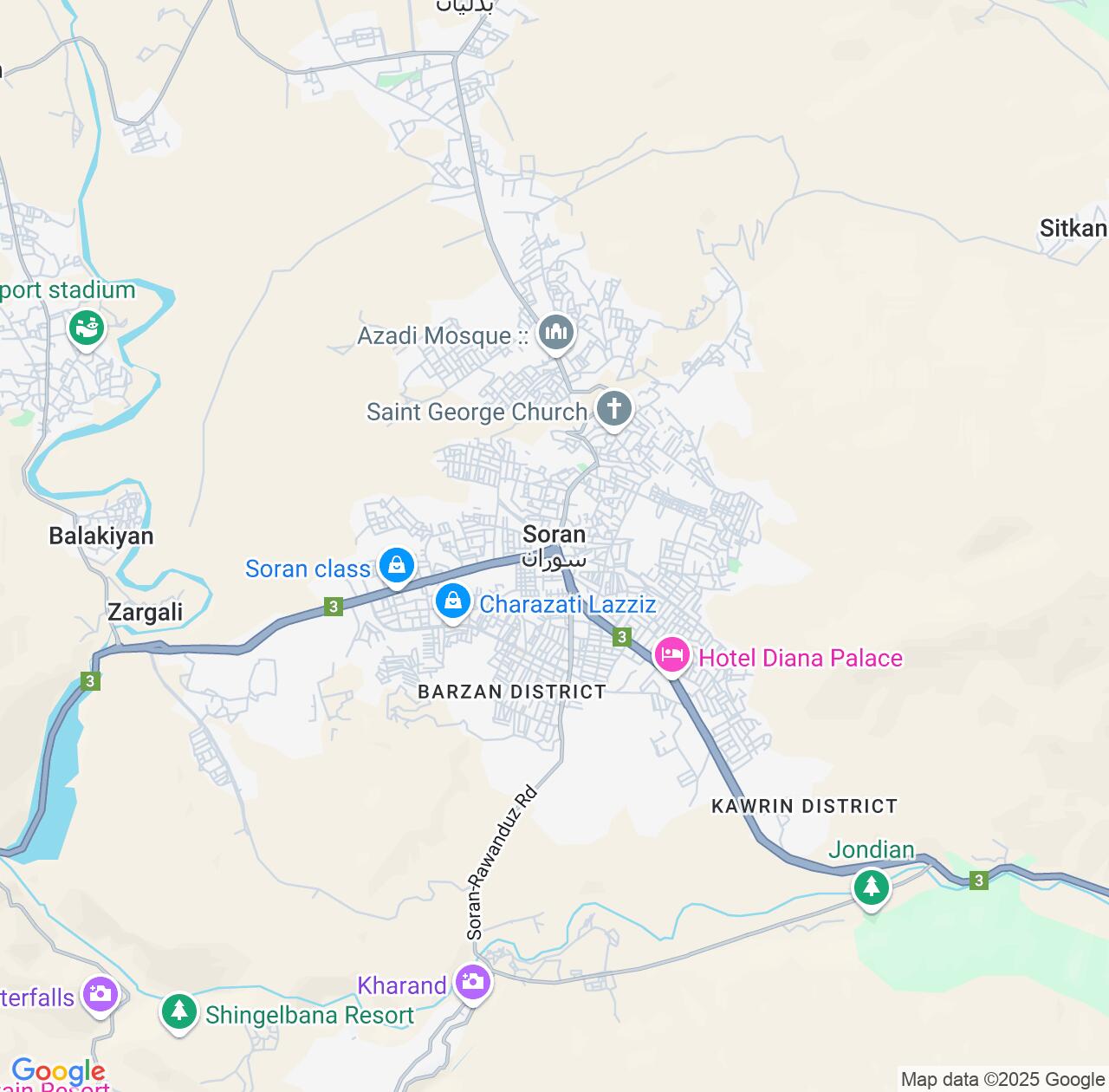 Map image for Intellectual Property Lawyers in Soran and Erbil IP firms at coordinates  ; .