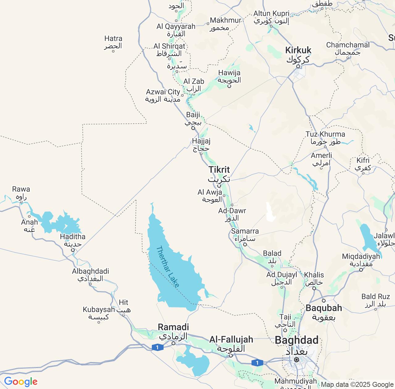 Map image for Intellectual Property Lawyers in Salah ad Din and Iraq IP firms at coordinates  ; .