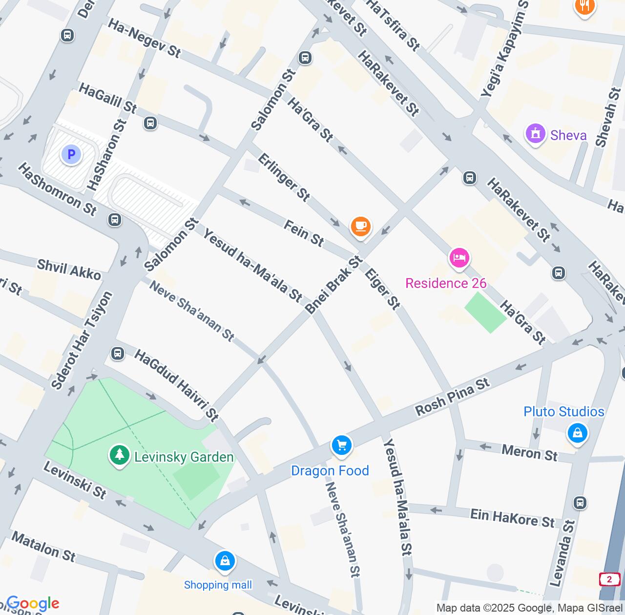 Map image for Intellectual Property Lawyers in Bnei Brak and Tel Aviv IP firms at coordinates  ; .