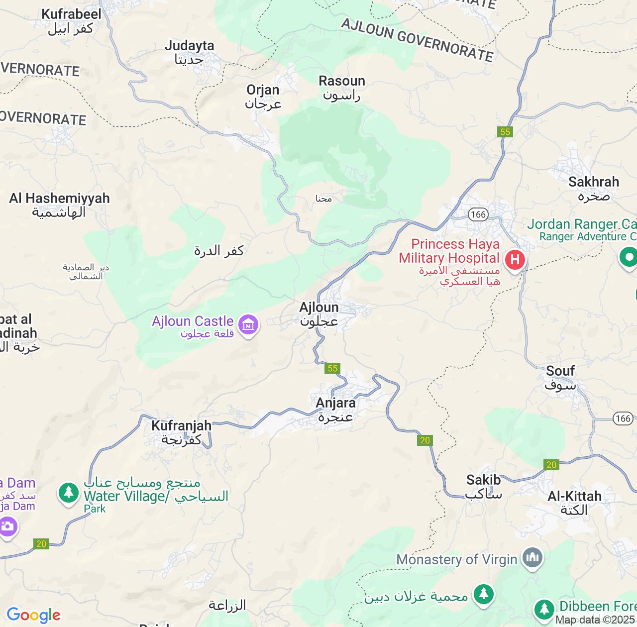 Map image for Intellectual Property Lawyers in Ajlun and Jordan IP firms at coordinates  ; .
