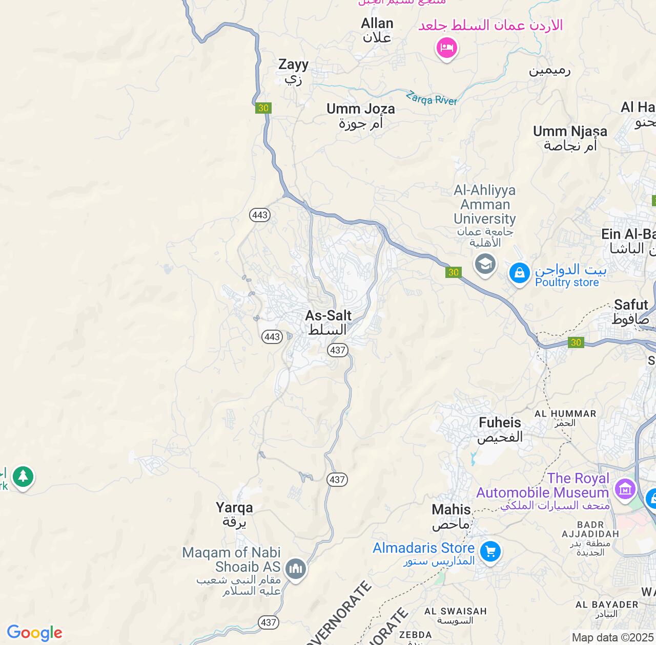 Map image for Intellectual Property Lawyers in As Salt and Balqa IP firms at coordinates  ; .