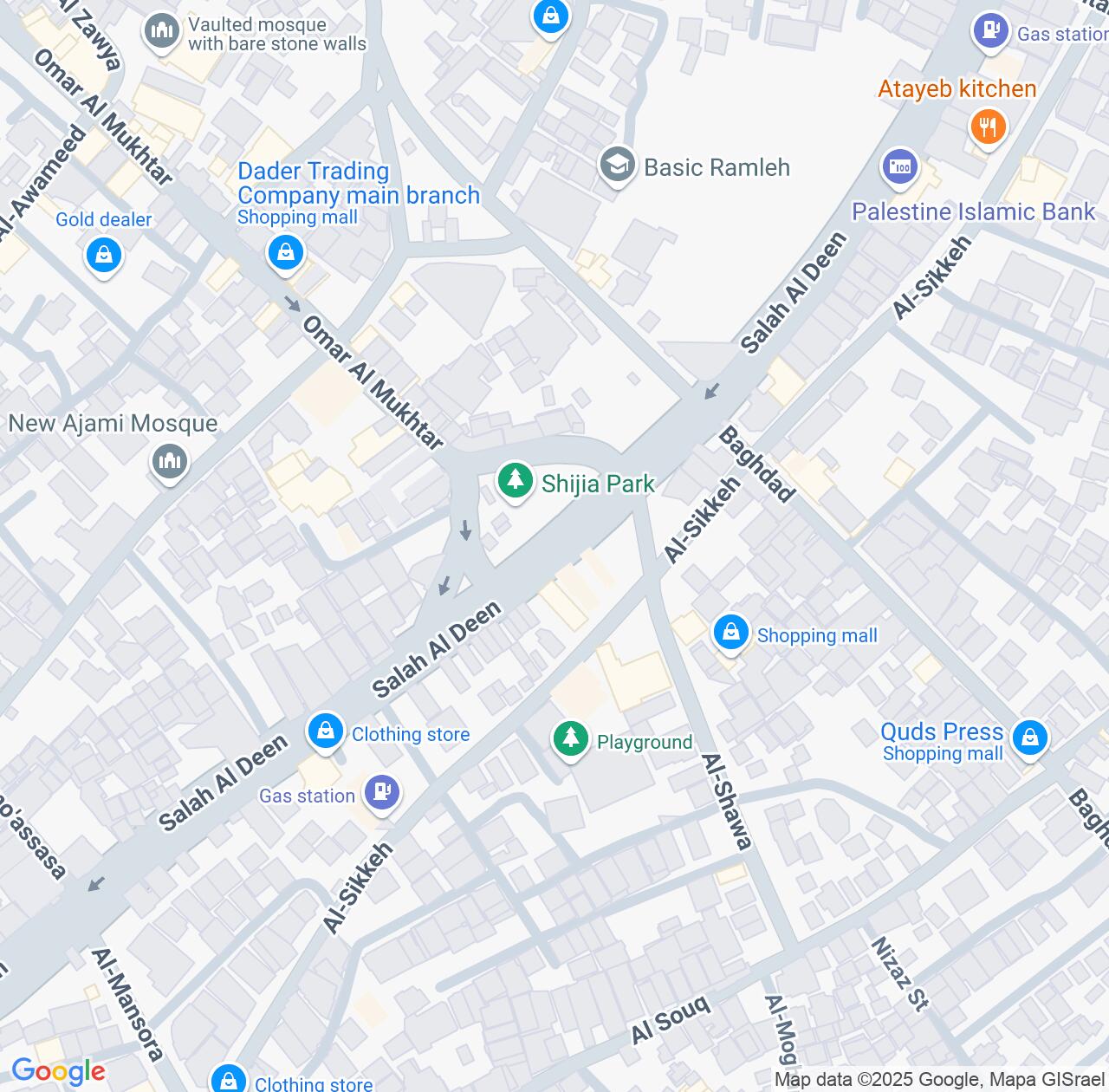 Map image for Intellectual Property Lawyers in Gaza and Gaza Strip IP firms at coordinates  ; .