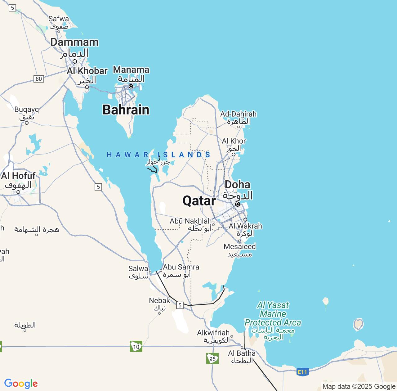Map image for Intellectual Property Lawyers in Qatar and Middle East IP firms at coordinates  ; .