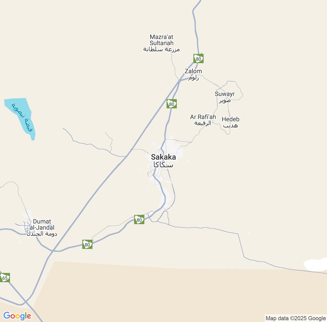 Map image for Intellectual Property Lawyers in Sakakah and Al Jawf Region IP firms at coordinates  ; .